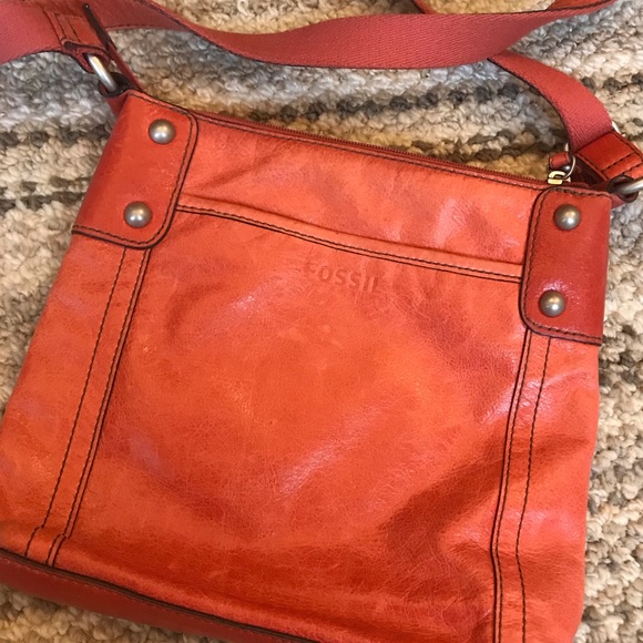 Fossil Crossbody leather purse bag - Picture 5 of 5